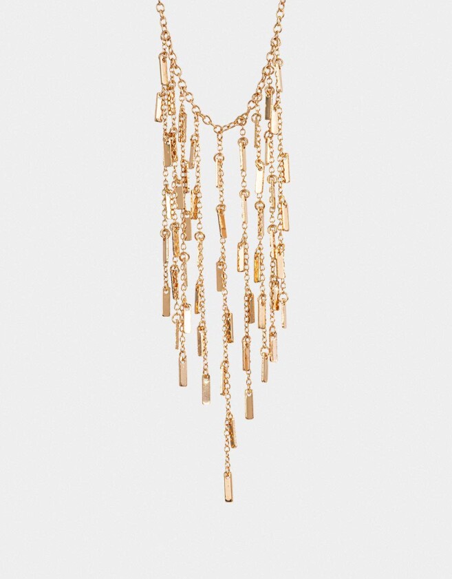 Collares Cortos Espejos Collar Corto De Espejos - Dorado