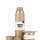 Kit Acero Bala Metalizado - 750mL + Mate Flap Arena