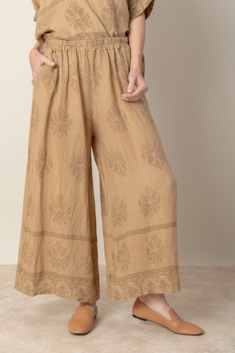PANTALON SELENA - Camel 