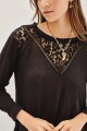 Remera Sophie Long Negro