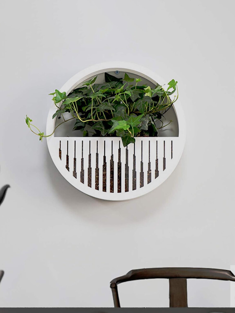 ESTANTE REDONDO DECORATIVO - BLANCO 