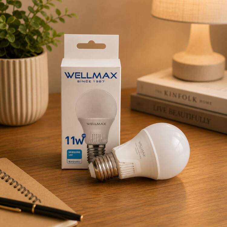 Lampara 11W Wellmax Blanco Frio Led Lampara 11W Wellmax Blanco Frio Led
