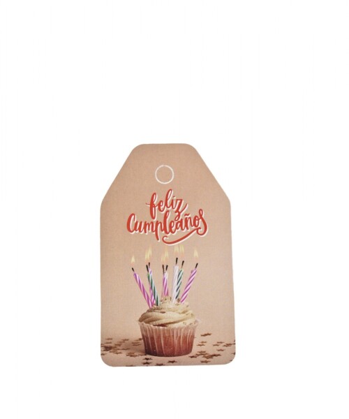 Tag cumpleaños 5x8,5. DISEÑO 5
