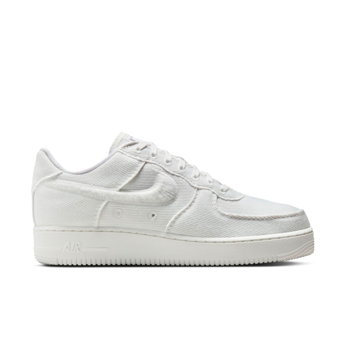 Championes Nike Air Force 1 Bajo Canvas de Hombre - Blanco 
