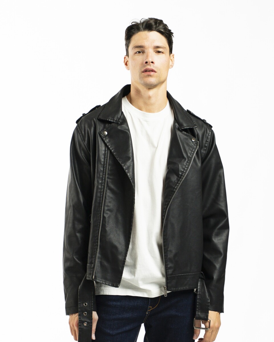 Campera Cuero WNDY-162 - Negro 