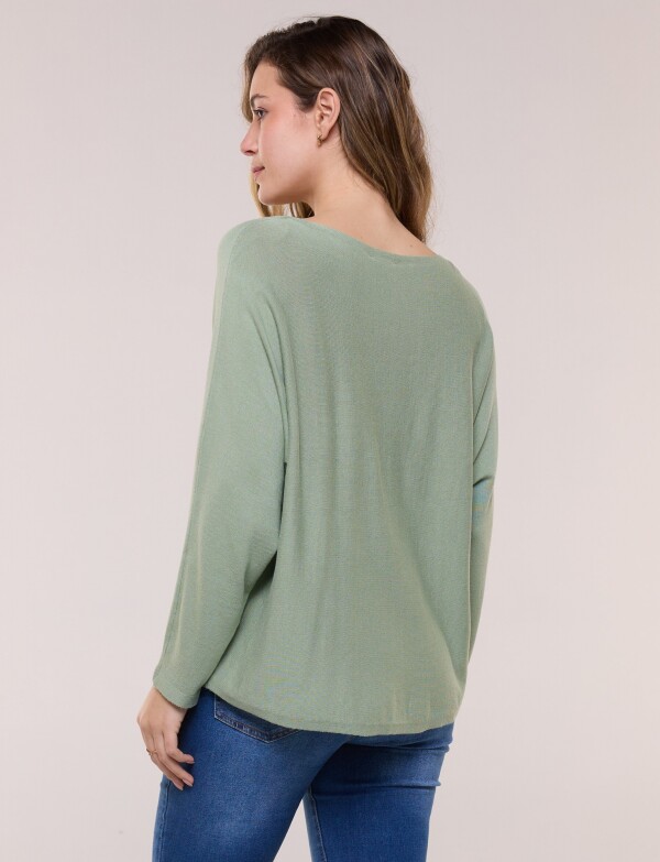 Buzo Básico Manga Dolman VERDE