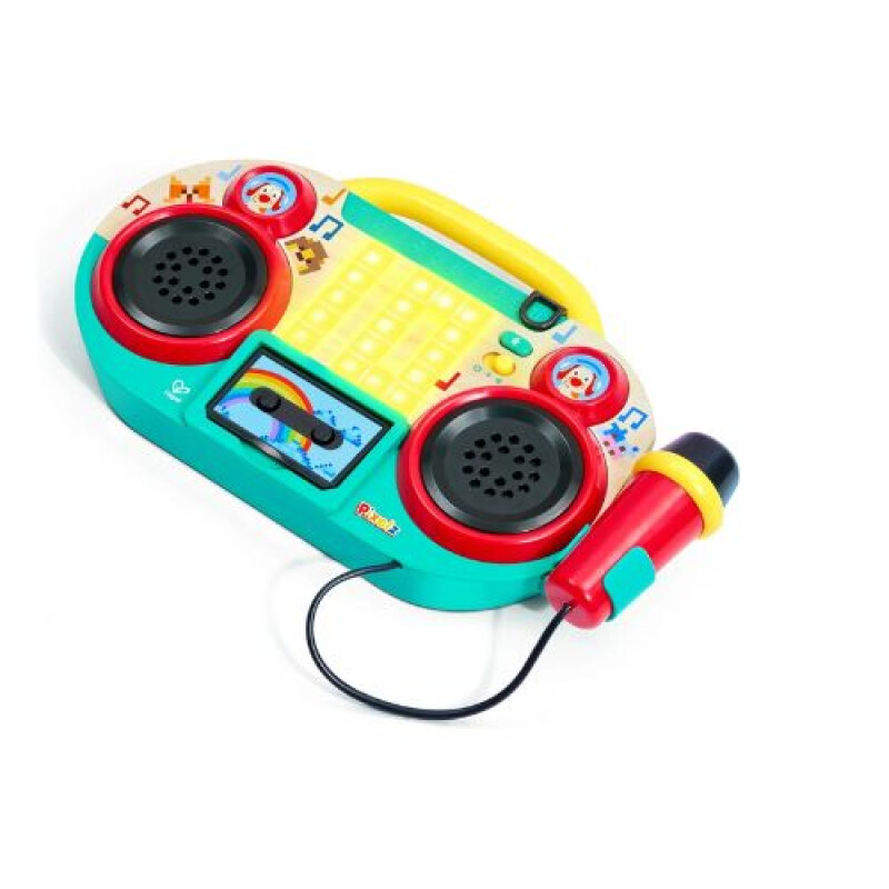 Radio con Micrófono Pixelz Hape Radio Con Micrófono Pixelz Hape