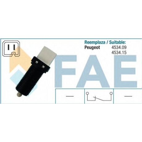 BULBO INTERRUPTOR - FRENO PEUGEOT 205 306 405 LARGO FAE BULBO INTERRUPTOR - FRENO PEUGEOT 205 306 405 LARGO FAE