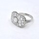 Anillo Estilo Antiguo En Platino Y Brillantes Anillo Estilo Antiguo En Platino Y Brillantes