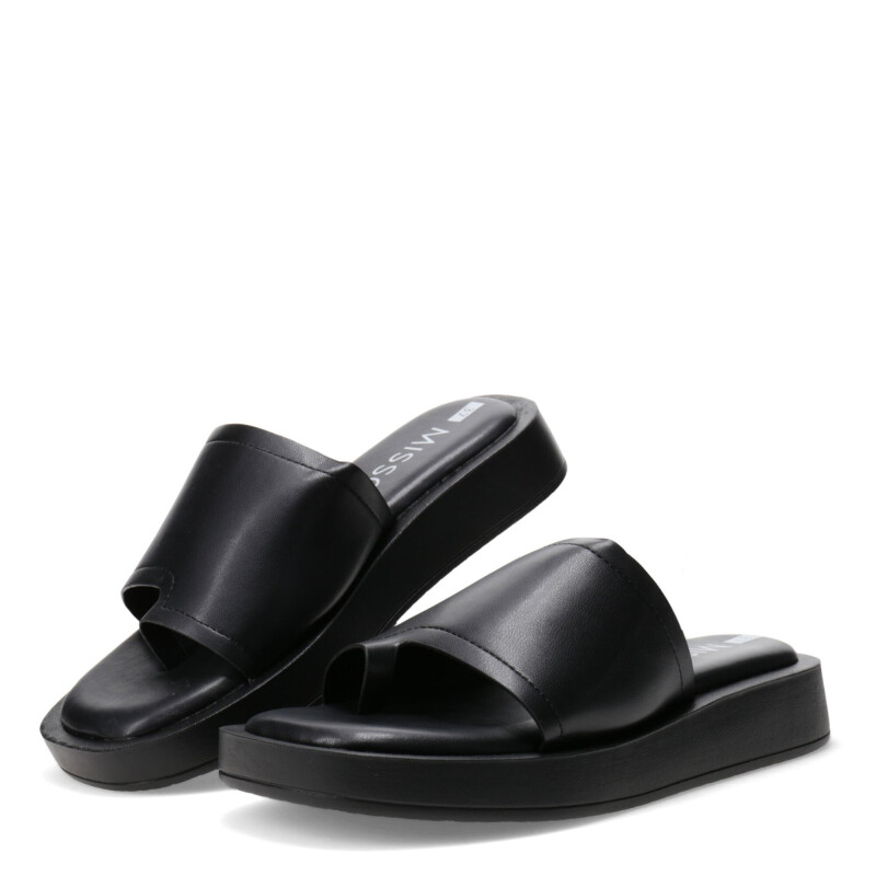 Sandalias de Mujer Miss Carol DALIA con tira frontal Negro