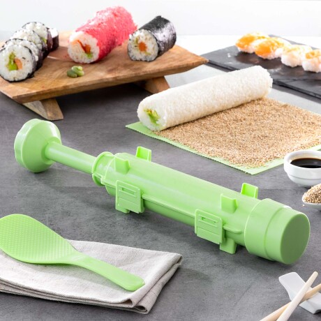 SET SUSHI POLIPROPILENO-Y-SILICONA VERDE V0103086