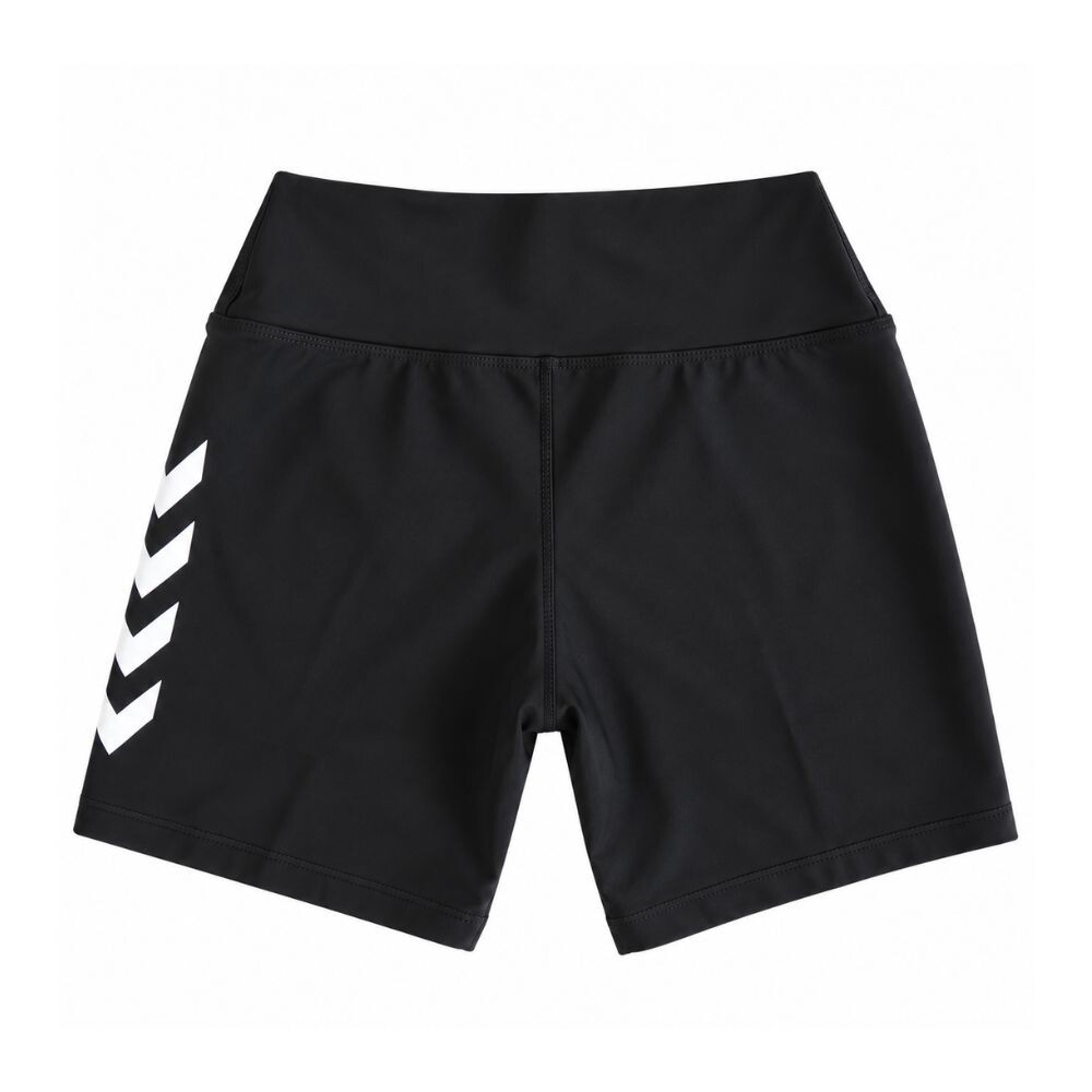 CALZA CORTA DEPORTIVA FITNESS NEGRA