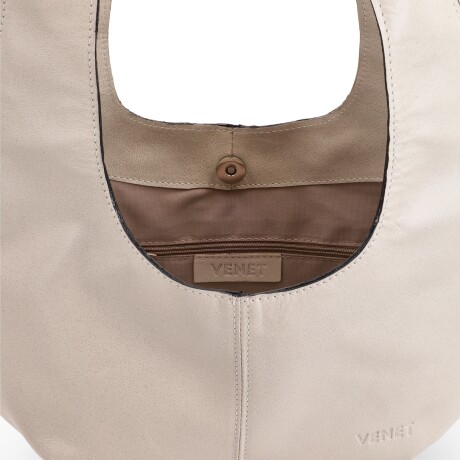 CARTERAS VENET - CUERO RAFFAEL BEIGE