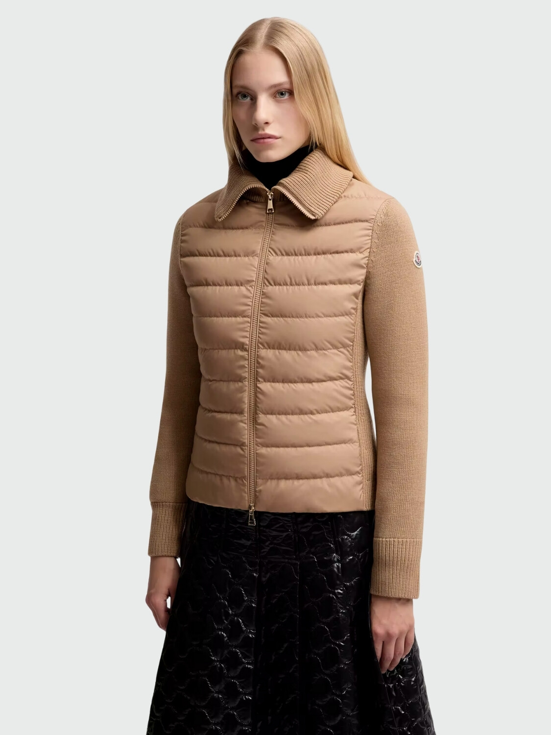 MONCLER - Cárdigan de Lana Tricot Alta Automática