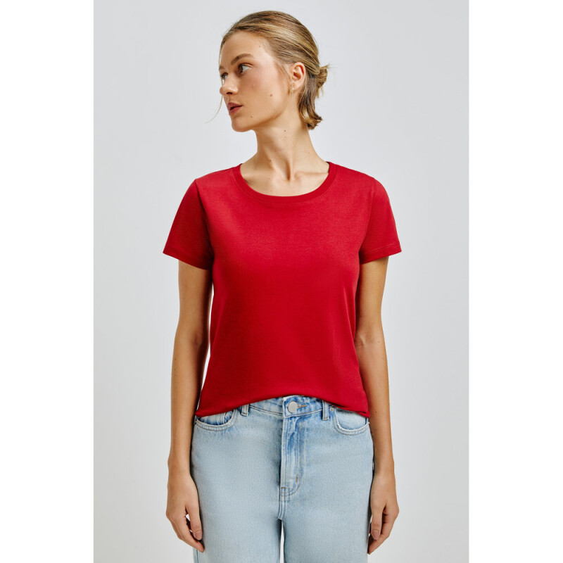 BLUSA MM FEM ROJO OSCURO