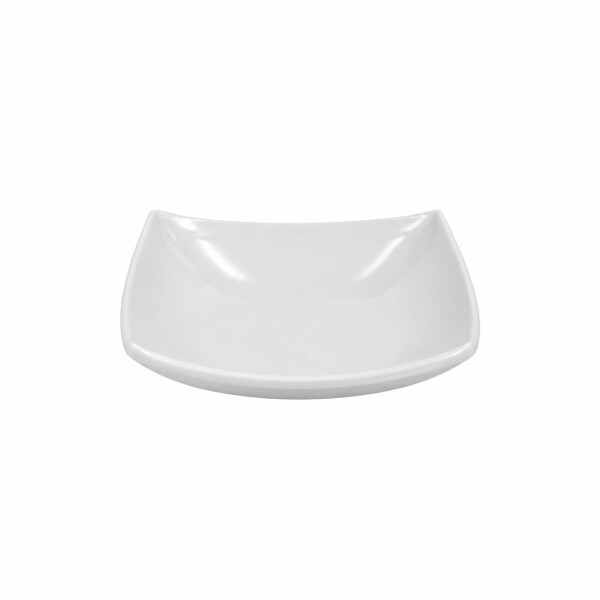 Plato cuadrado melamina blanca 10x3 cm Plato cuadrado melamina blanca 10x3 cm