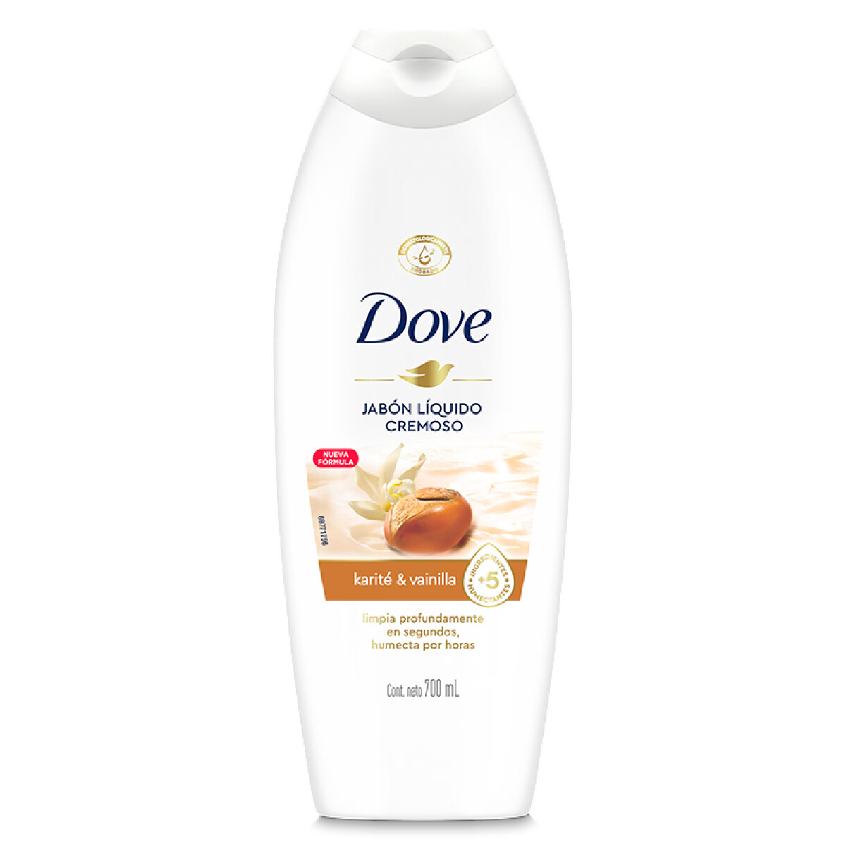 Dove Jabón Líquido Cremoso 700ml – Hidratación y Suavidad para Todo el Cuerpo