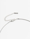Collares Cortos Strass Collares Cortos, Strass Basics - Plateado Rodio