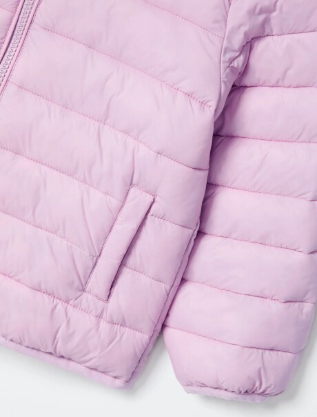 CAMPERA UNISSEX PUFFER CON CAPUCHA Y BOLSILLOS VERDE