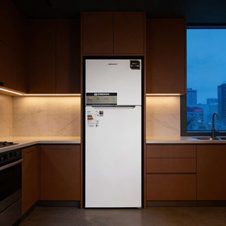 Heladera con freezer Daewoo Inverter No Frost Color blanco