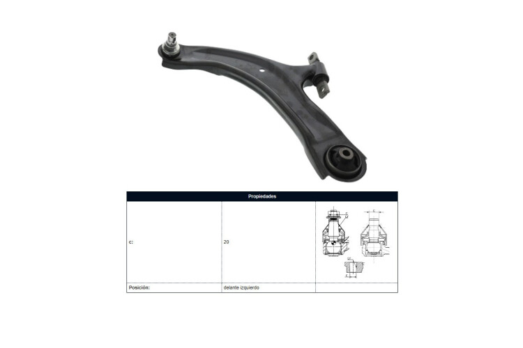 Parilla De Suspension Delantera Renault Koleos 09-15 Izq Parilla De Suspension Delantera Renault Koleos 09-15 Izq