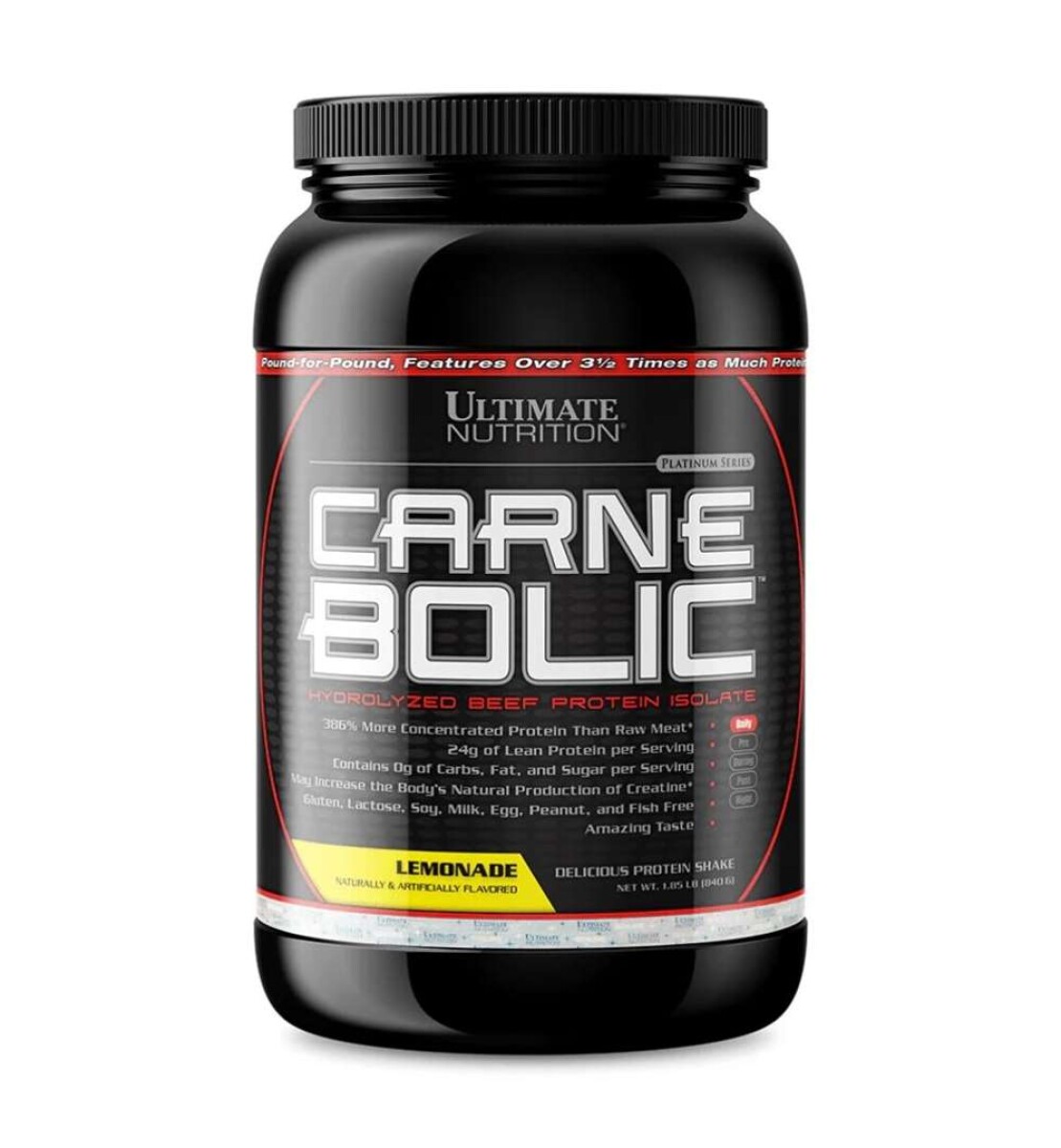Carnebolic Proteína de Carne Hidrolizada Ultimate Nutrition - Lemonade 1.85 lb 