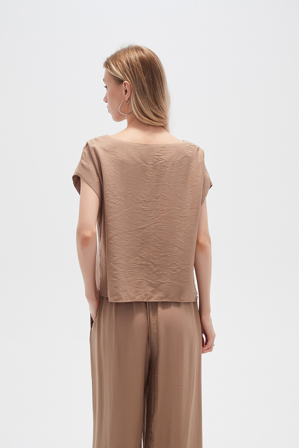 Blusa Elaisa Beige Oscuro