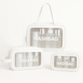 Estuche Neceser Washbag 3 Piezas Blanco