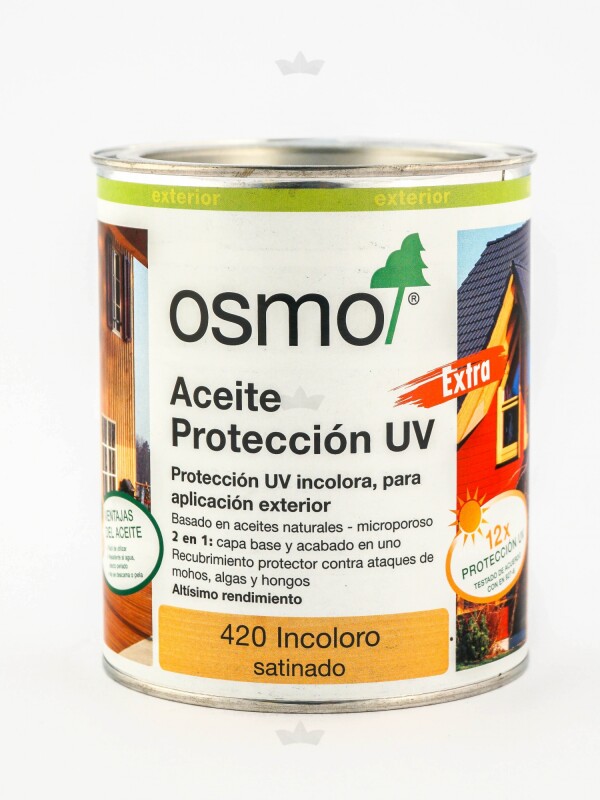 OSMO 420 ACEITE DE PROTECCION UV INCOLORO 0.75 LT. N/A
