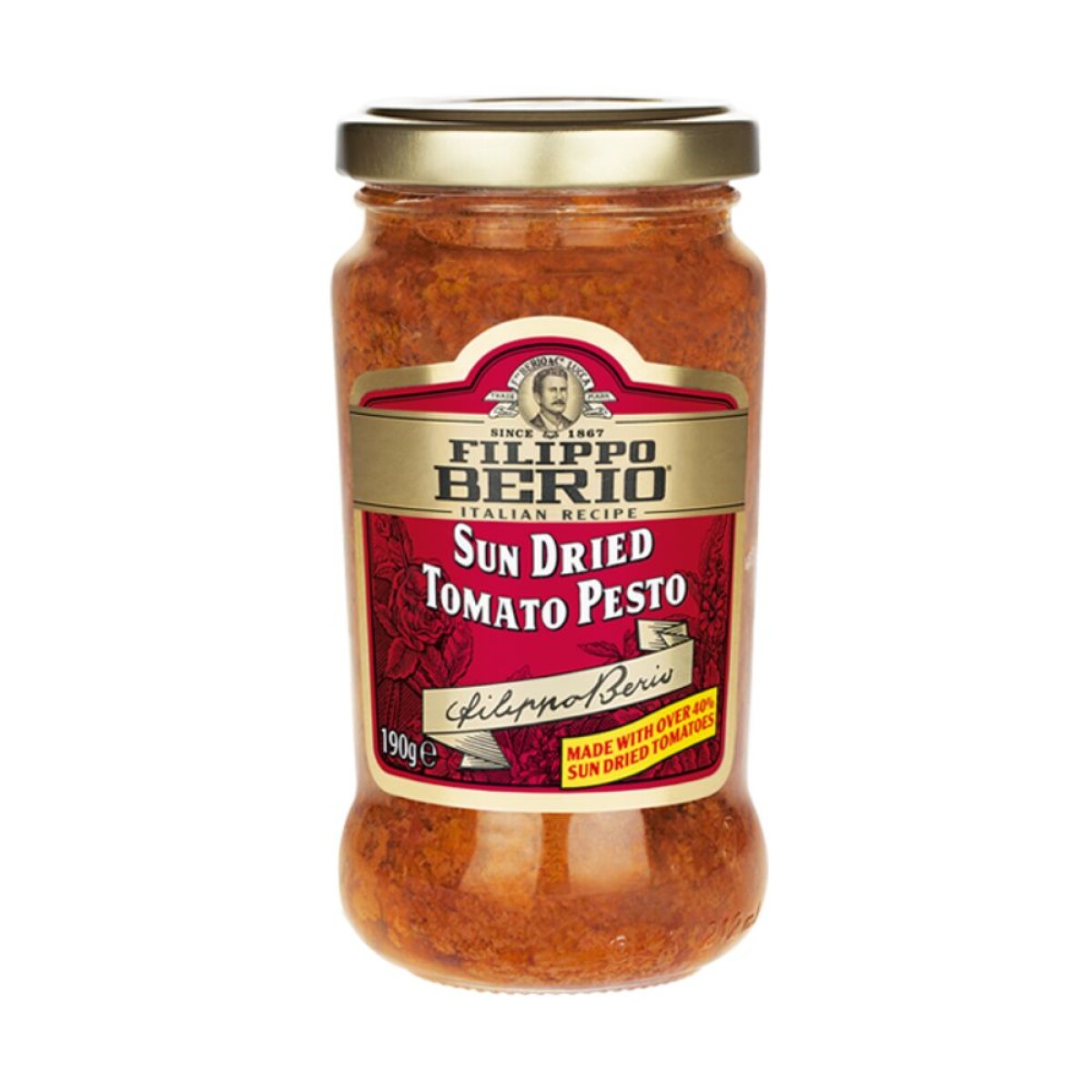 Salsa Pesto Filippo Berio con Tomate 190g 