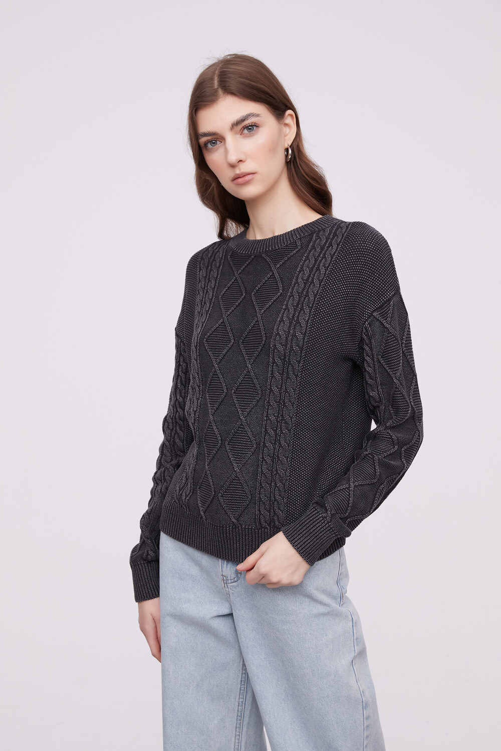 Sweater Lenne Gris Oscuro