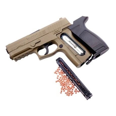 PISTOLA DE CO2 CROSMAN MK4 CAL 4.5 BBS DESERT PISTOLA DE CO2 CROSMAN MK4 CAL 4.5 BBS DESERT