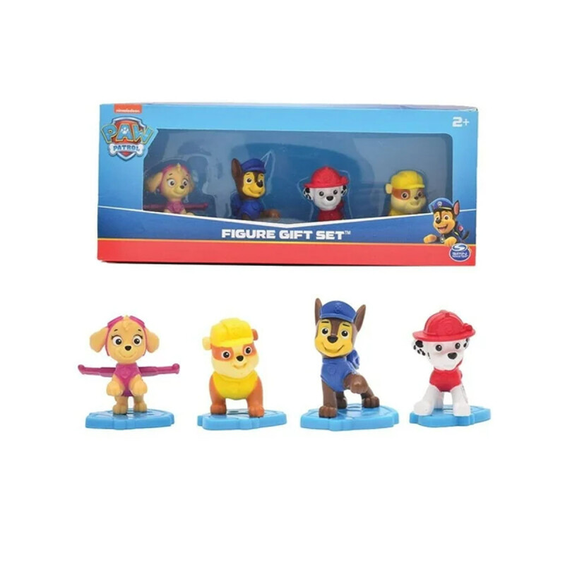 Paw Patrol Set De 4 Figuras Skye, Chase, Marshall y Rubble Paw Patrol Set De 4 Figuras Skye, Chase, Marshall y Rubble