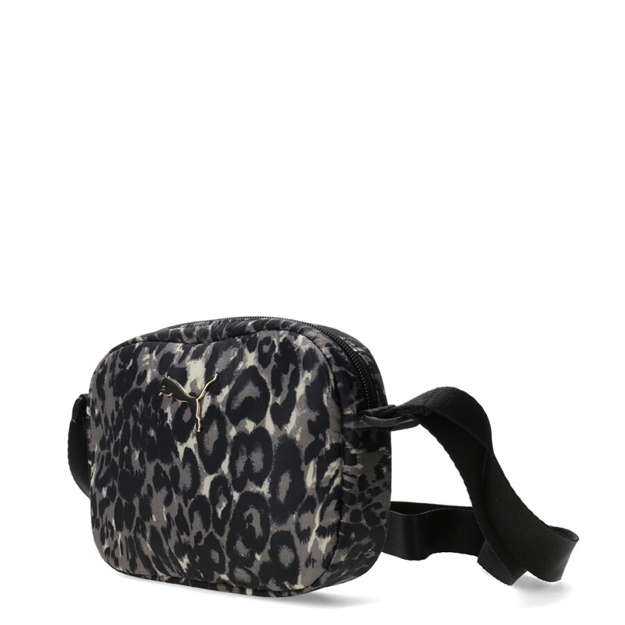 Cartera Puma Pop Crossbody Bag Negro - Leopardo