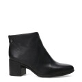 Botas de Mujer Bottero Caña Baja de Cuero Negro