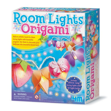 Juego Educativo 4M Guirnalda de Papel Origami con Luces Multicolor