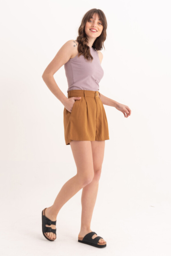 Short liocel Ocre