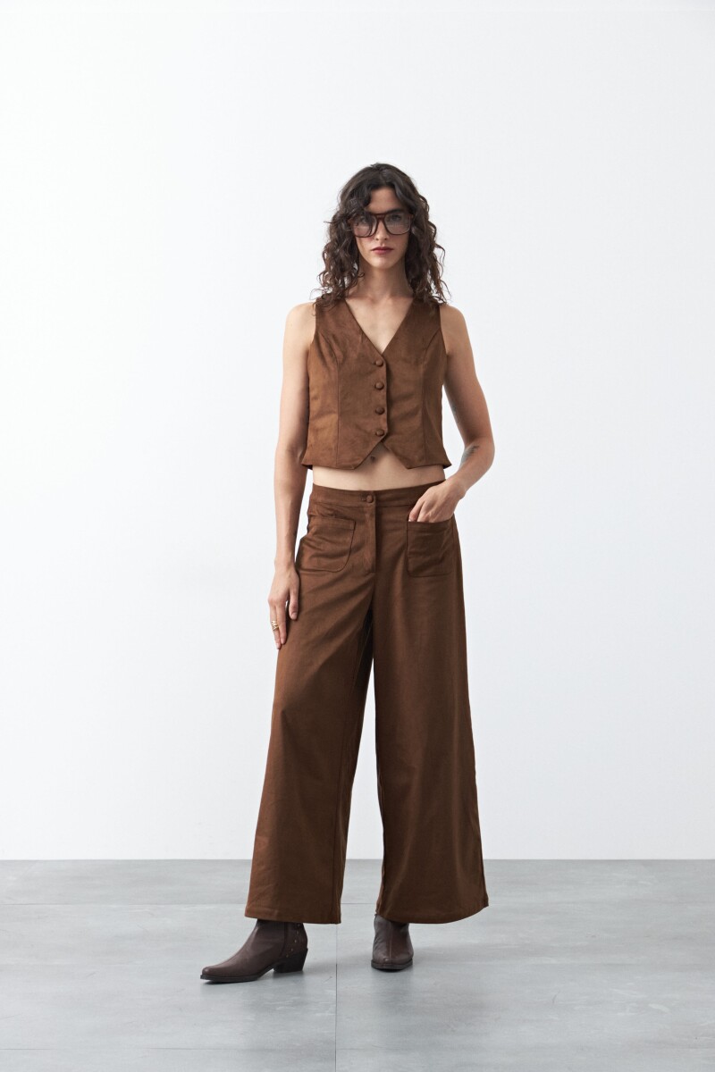 PANTALÓN AYA Marron