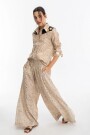 PANTALON DE LINO METALIZADO CU Serpiente