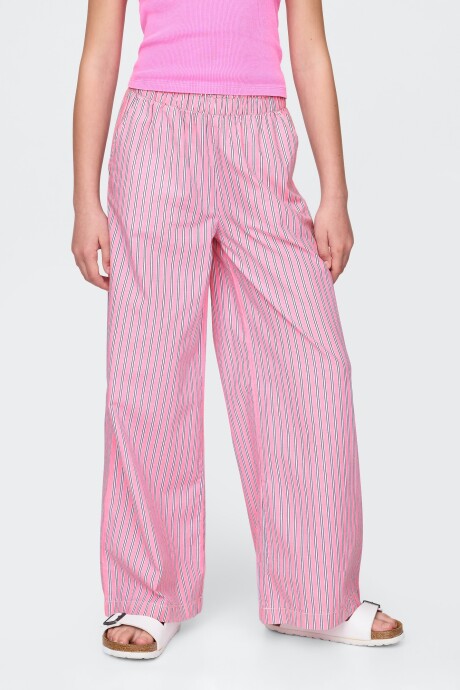 Jean Baggy Niña Pink Stripe 8172-1