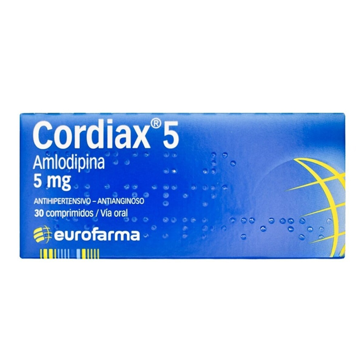 Cordiax 5 Mg 30 Comprimidos 