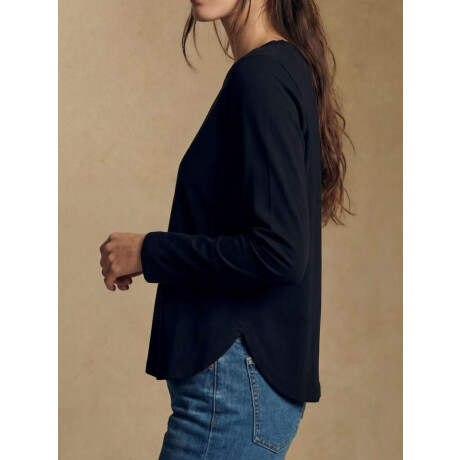 Remera Algodón Elastano Negro