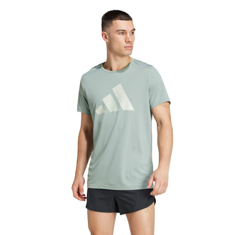 Remeras Adidas Run It Masculino Verde