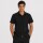 Casaca polo con botón unisex Negro