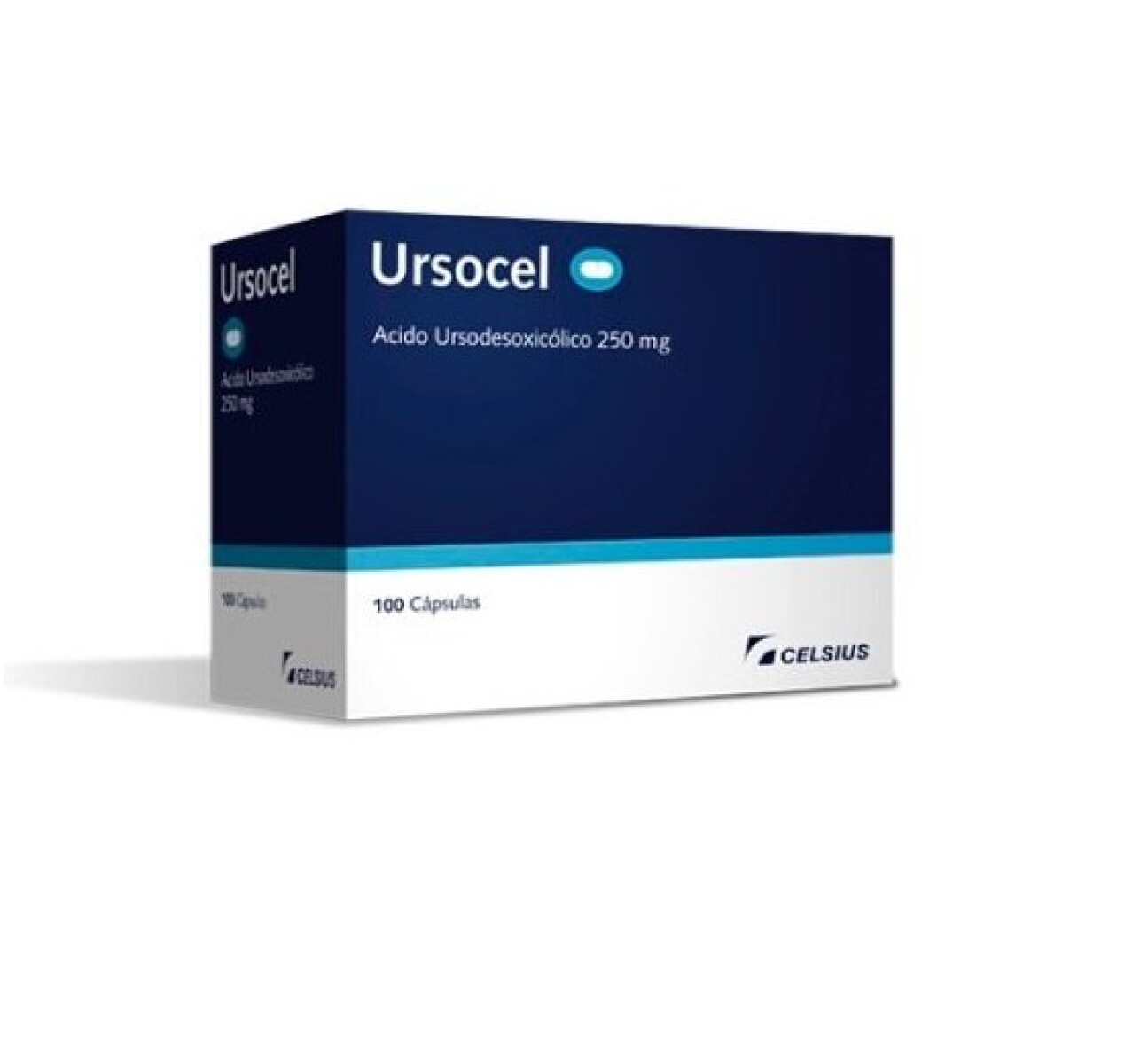 Ursocel 250mg 100 Cápsulas 