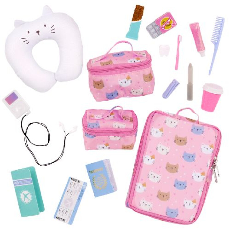 SET DE VIAJE - ESTAMPADO KITTY Set De Viaje - Estampado Kitty