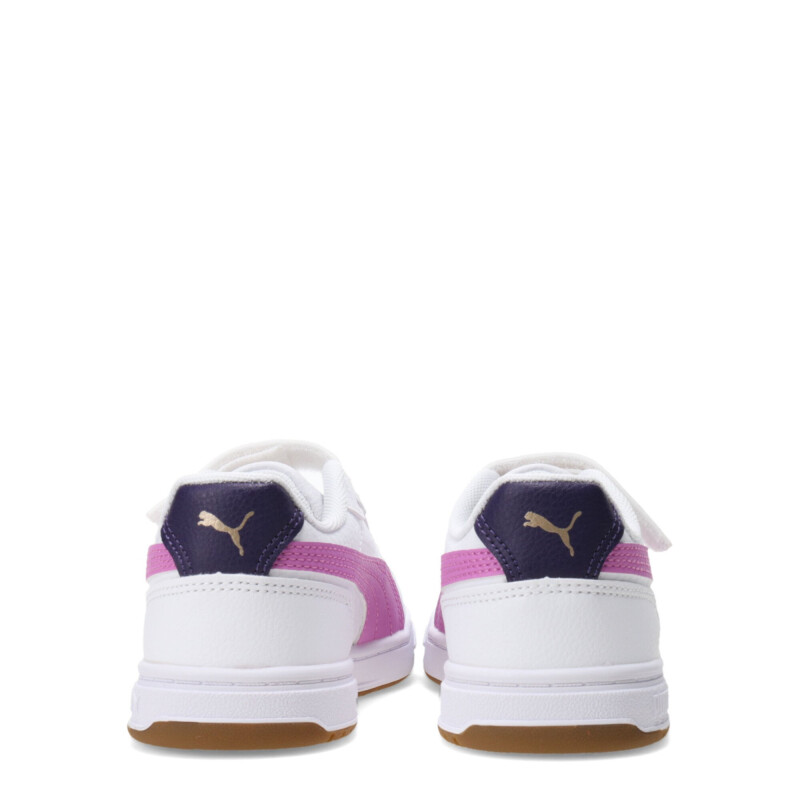Championes de Niña Puma Caven Iii Ac Ps Blanco - Fucsia