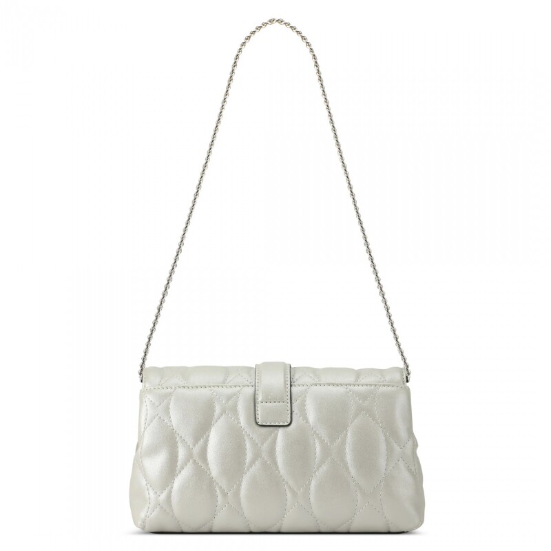 Shoulder Bag Graciela Flap Silver