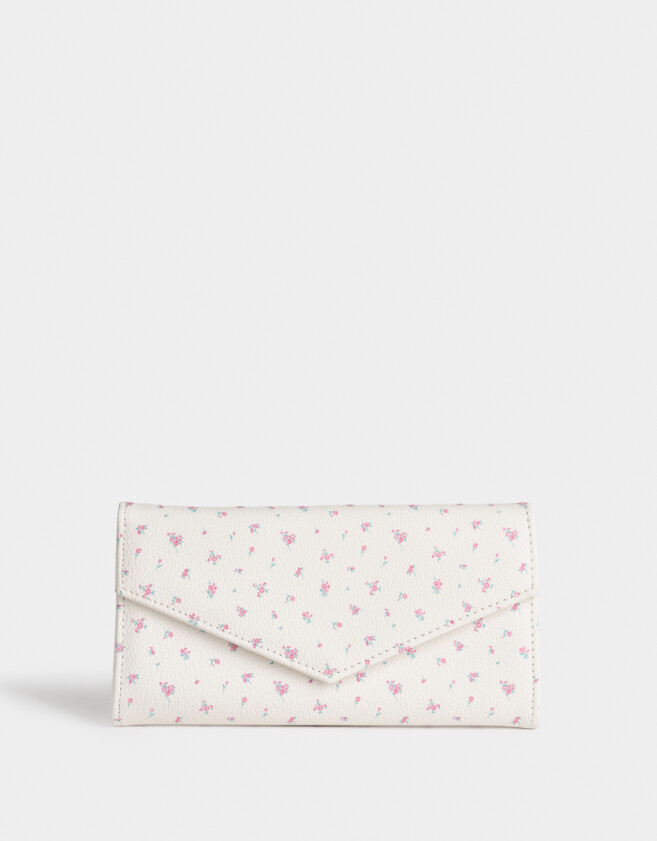 Ficheros Billetera Solapa Flores - Estampado Flores