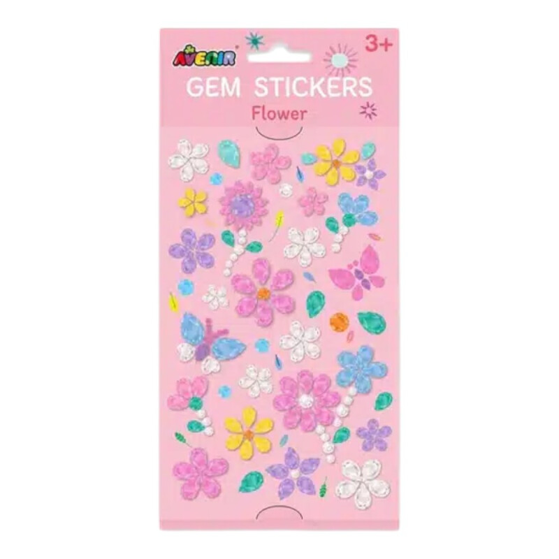 Stickers Gema Para Niños Avenir Flores